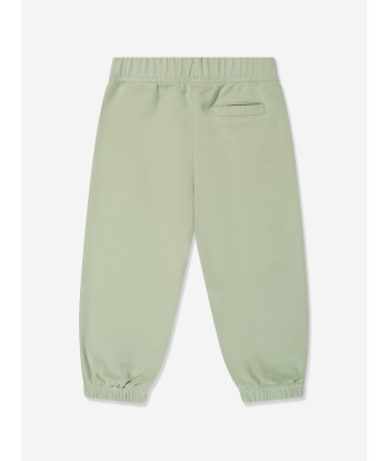 Palm Angels Baby Girls Logo Joggers in Green Dans la société mordern