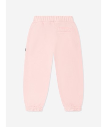 Palm Angels Baby Girls Smiley Brush Joggers in Pink les ctes