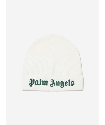 Palm Angels | Palm Angels | Boys Logo Beanie Hat in White vente chaude votre 