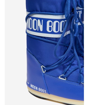 Moon Boot Kids Icon Nylon Snow Boots in Blue sur le site 