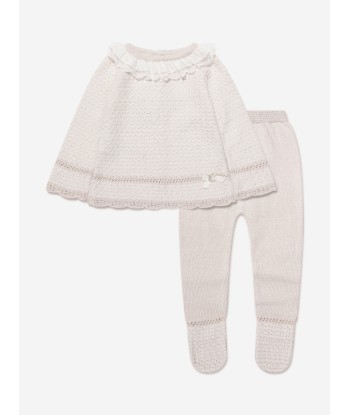 Paz Rodriguez Baby Outfit Set in Ivory Economisez 