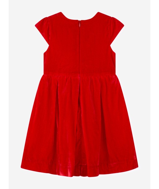 Rachel Riley Girls Tartan Bow Velvet Dress in Red Toutes les collections ici