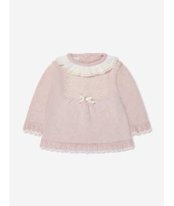 Paz Rodriguez Baby Girls Outfit Set in Pink rembourrage situé sous