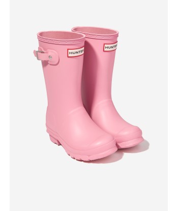 Hunter Girls Original Wellington Boots in Pink Les magasins à Paris et en Île-de-France