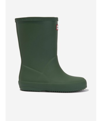 Hunter Kids Original First Classic Wellington Boots in Green 50% de réduction en Octobre 2024