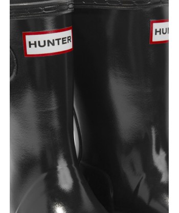 Hunter Kids Original Gloss Wellington Boots in Black Comment ça marche