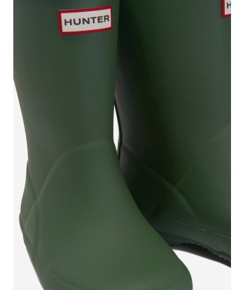 Hunter Kids Original First Classic Wellington Boots in Green 50% de réduction en Octobre 2024