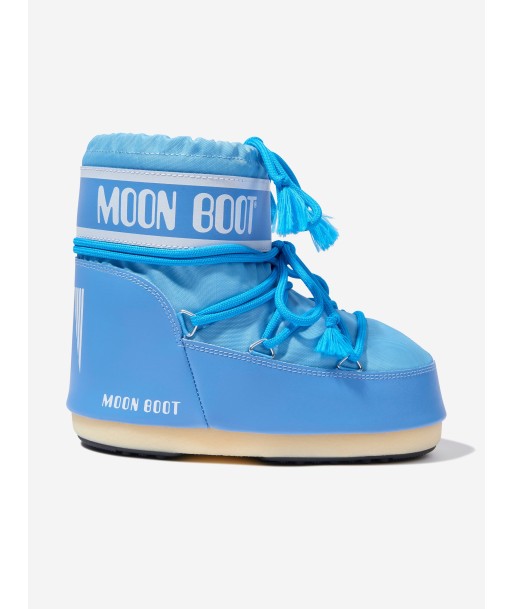 Moon Boot Kids Icon Low Nylon Snow Boots in Blue 50% de réduction en Octobre 2024