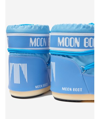 Moon Boot Kids Icon Low Nylon Snow Boots in Blue 50% de réduction en Octobre 2024