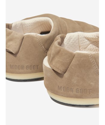 Moon Boot Kids Suede Sandals in Beige prix pour 