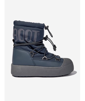 Moon Boot Kids JTrack Polar Snow Boots in Blue le concept de la Pate a emporter 