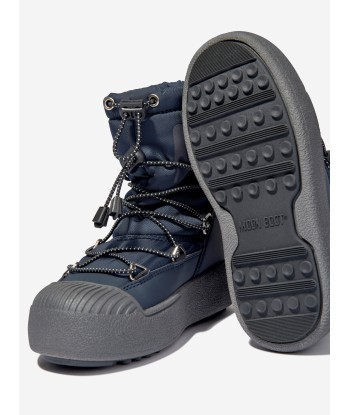 Moon Boot Kids JTrack Polar Snow Boots in Blue le concept de la Pate a emporter 