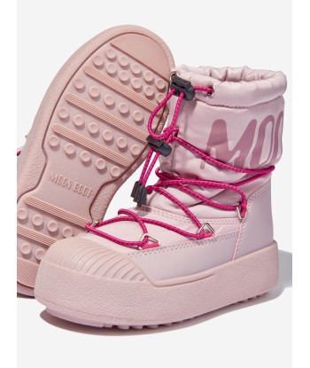 Moon Boot Girls JTrack Polar Snow Boots in Pink Profitez des Offres !