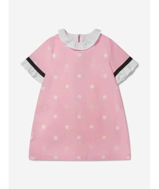 Elie Saab Girls Cotton Polka Dot Dress meilleur choix