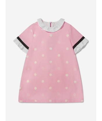 Elie Saab Girls Cotton Polka Dot Dress meilleur choix