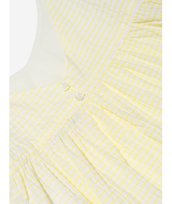 Bonpoint Girls Cotton Seersucker Striped Dress de technologie