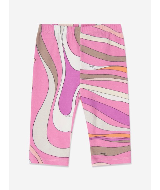 Pucci Baby Girls Marmo Leggings in Pink pour bénéficier 