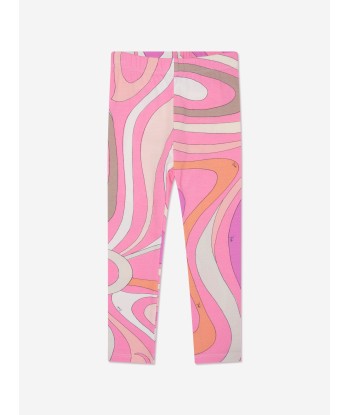 Pucci Girls Marmo Leggings in Pink est présent 