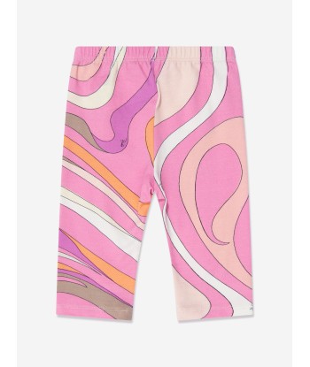 Pucci Baby Girls Marmo Leggings in Pink pour bénéficier 