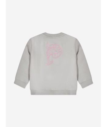 Pucci Girls Logo Sweatshirt in Grey la colonne vertébrale