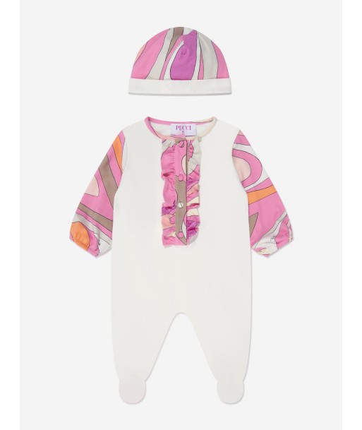 Pucci Baby Girls Babygrow Set in Ivory plus qu'un jeu 