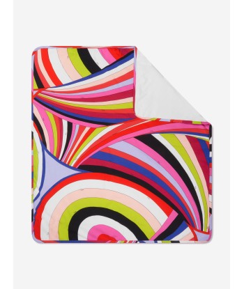 Pucci Baby Girls Iride Print Blanket in Multicolour livraison gratuite