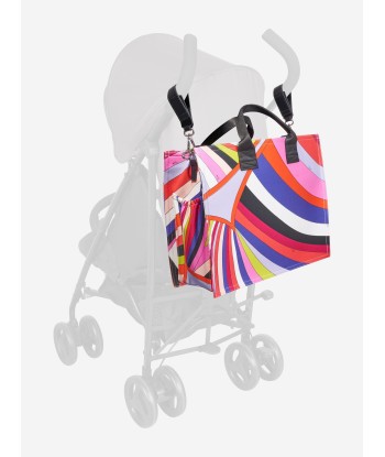 Pucci Baby Girls Iride Print Changing Bag in Multicolour pas chere