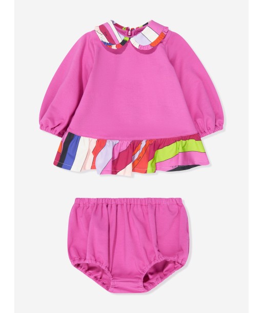 Pucci Baby Girls Dress With Knickers in Pink les muscles