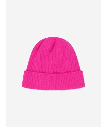 Pucci Girls Logo Beanie Hat in Pink Les magasins à Paris