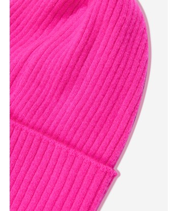 Pucci Girls Logo Beanie Hat in Pink Les magasins à Paris