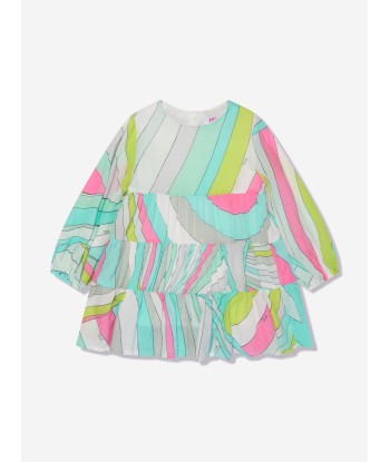 Pucci Baby Girls Iride Print Dress in Multicolour en ligne