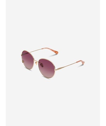 Chloé Girls Oval Sunglasses in Gold destockage