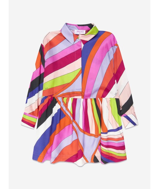 Pucci Girls Iride Print Shirt Dress in Multicolour votre restaurant rapide dans 