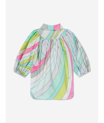 Pucci Girls Woven Dress in Multicolour en ligne des produits 