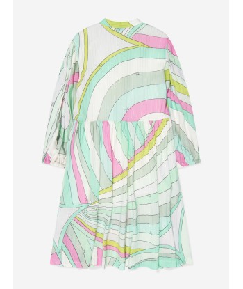 Pucci Girls Iride Print Dress in Multicolour shop