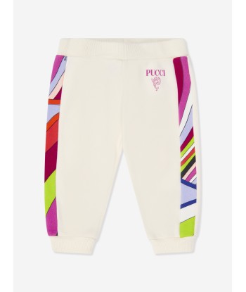 Pucci Baby Girls Joggers in Ivory votre