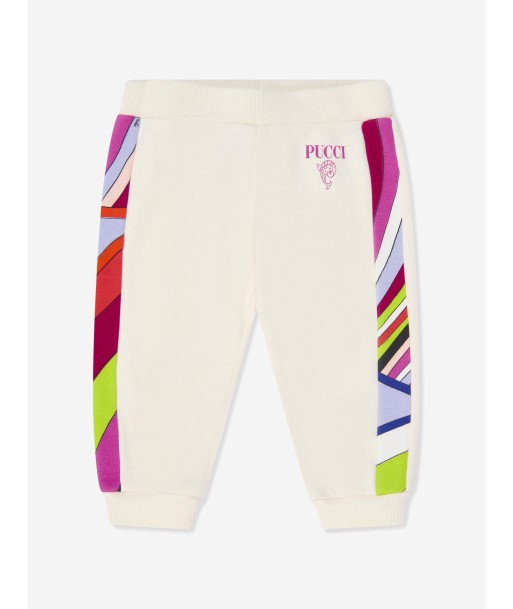 Pucci Baby Girls Joggers in Ivory votre