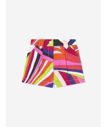 Pucci Girls Iride Print Shorts in Multicolour les muscles