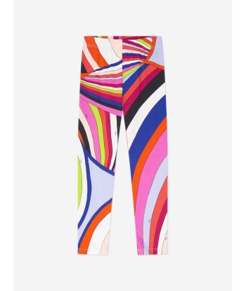 Pucci Girls Iride Print Leggings in Multicolour de votre