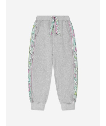 Pucci Girls Logo Joggers in Grey de la marque