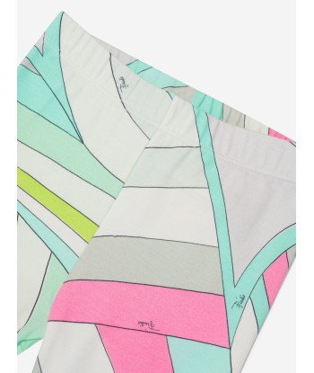 Pucci Girls Iride Print Leggings in Multicolour Voir les baskets