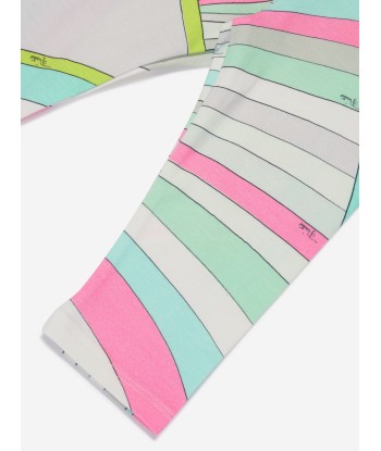 Pucci Baby Girls Iride Print Leggings in Multicolour Fin de série