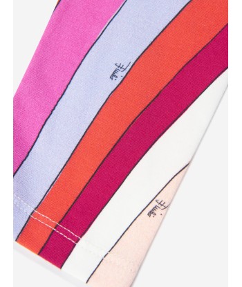 Pucci Girls Iride Print Leggings in Multicolour de votre