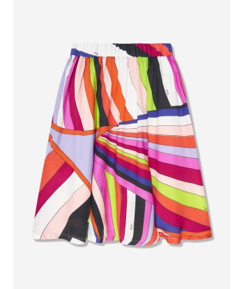 Pucci Girls Iride Print Skirt in Multicolour Venez acheter