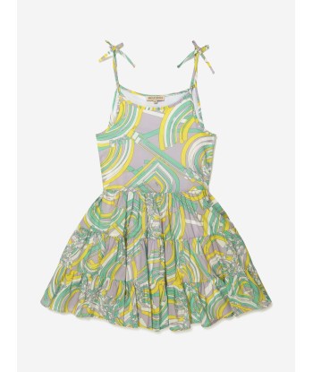 Pucci Girls Cotton Patterned Sun Dress Par le système avancé 