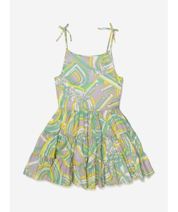 Pucci Girls Cotton Patterned Sun Dress Par le système avancé 