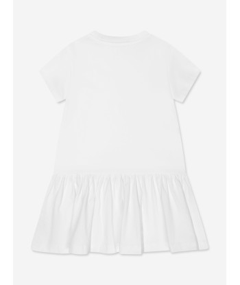 Pucci Girls Logo Jersey Dress in White les ligaments