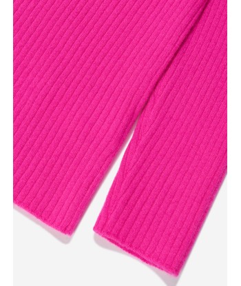 Pucci Girls Roll Neck Knitted Jumper in Pink Venez découvrir notre 