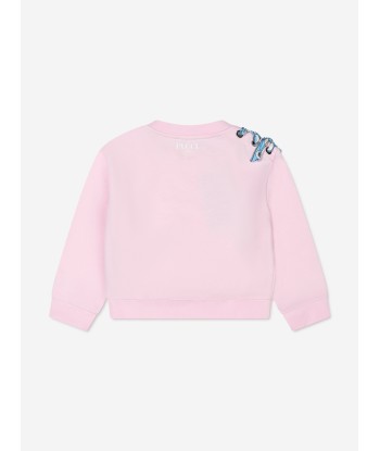 Pucci Girls Branded Sweatshirt in Pink pas cher chine