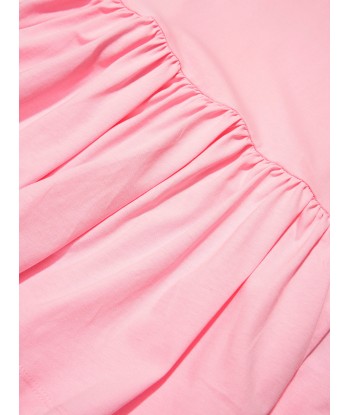 Pucci Girls Logo Jersey Dress in Pink le des métaux précieux